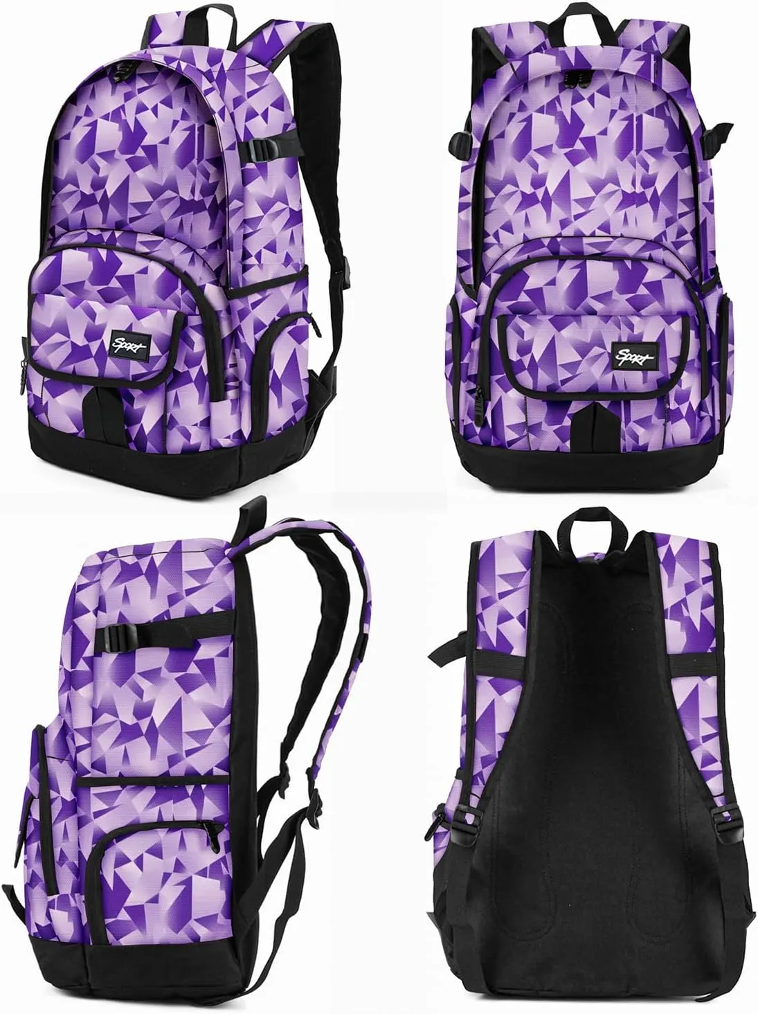 rickyh style School Backpack Travel Bag for Men & Women Lightweight College Back Pack with Laptop Compartmen