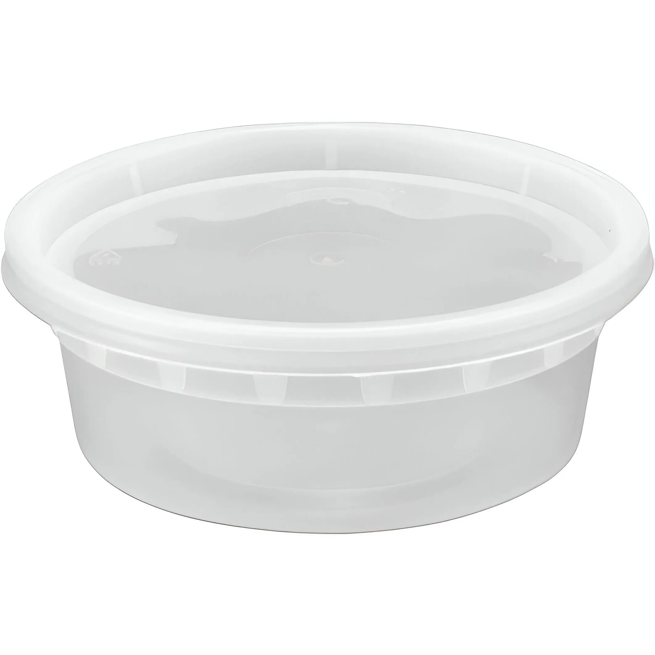 RitePak - 8 Oz Clear Injection Deli Container Combo, 240/Cs - S-8