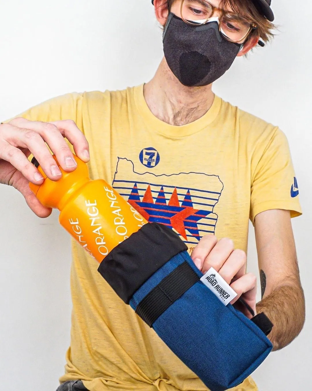 ROAD RUNNER Co Pilot Handlebar Stem Bag - Black Cordura