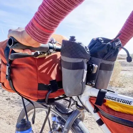 ROAD RUNNER Co Pilot Handlebar Stem Bag - Black Cordura