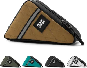 ROCKBROS Bike Frame Triangle Pouch - Waterproof Small Bicycle Bag for Men, Women & Kids - Road & Folding Bike Accessory
