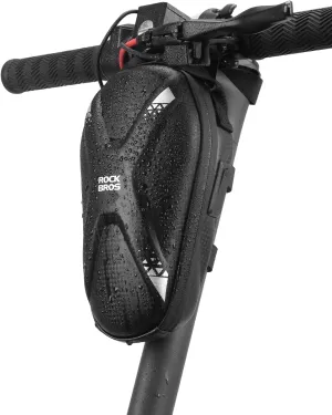 ROCKBROS Waterproof Scooter Bag With Charging Port for Brompton Electric Handlebar - Large Capacity Portable Storage for Carrying Charger and Repair Tools (1.3L)