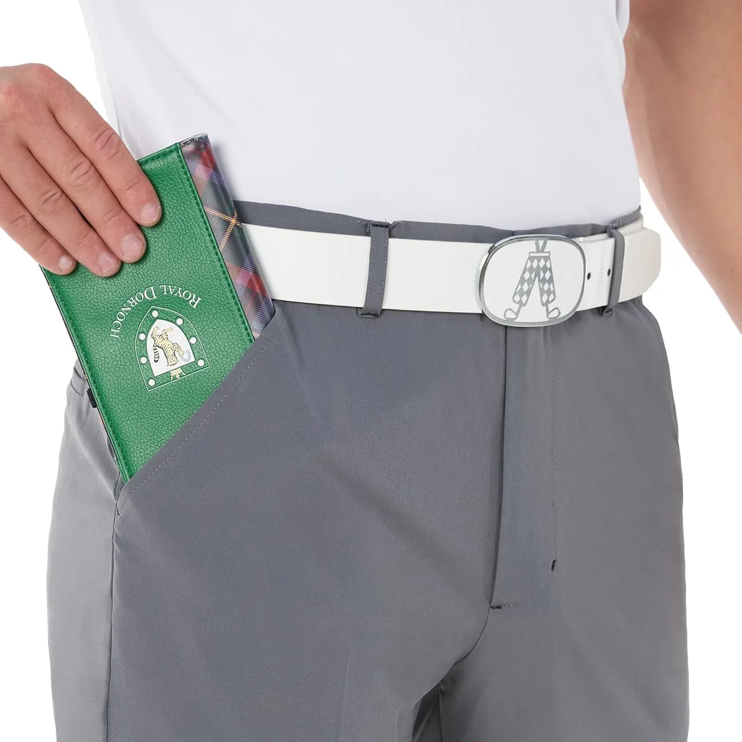 Royal & Awesome Mens Golf Shorts, Slim Fit Golf Shorts, Stretch & Breathable Fabric, Quick Dry, Water Repellent