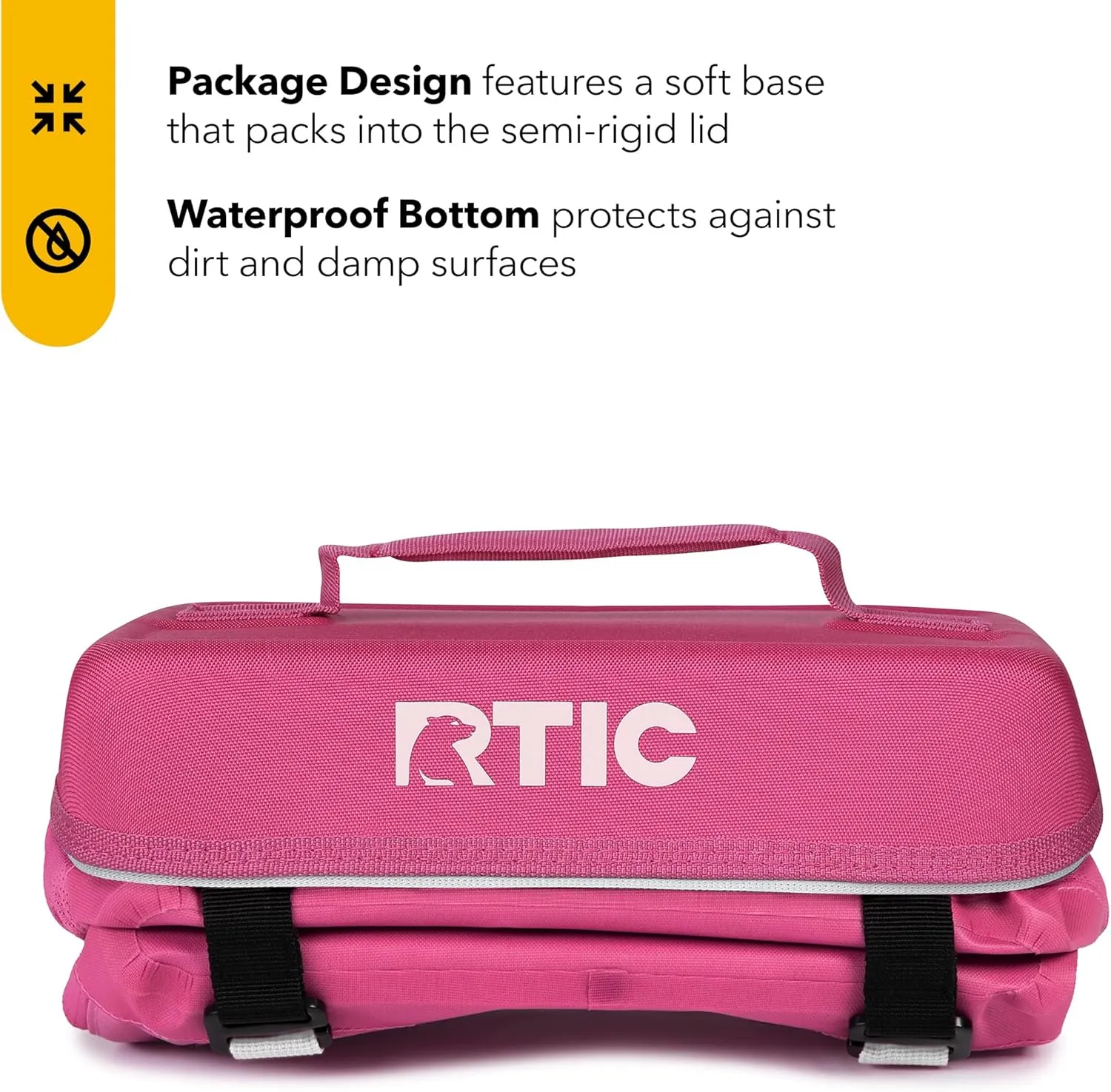 RTIC 15 Can Everyday Cooler, Soft Sided Portable Insulated Cooling for Lunch, Beach, Drink, Beverage, Travel, Camping, Picnic, for Men and Women