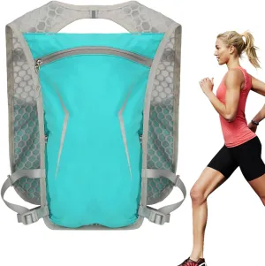 Running Backpack Water Vest Hydration Pack - Water Backpack for Running, | Lightweight Storage Bag Vest, Waterproof Bottle Holder Camping Gear for Hiking, Cycling, Climbing Outdoor