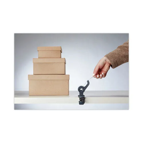 Scotch® Clip Dispenser Value Pack With 12 Rolls Of Tape, 1" Core, Plastic, Charcoal