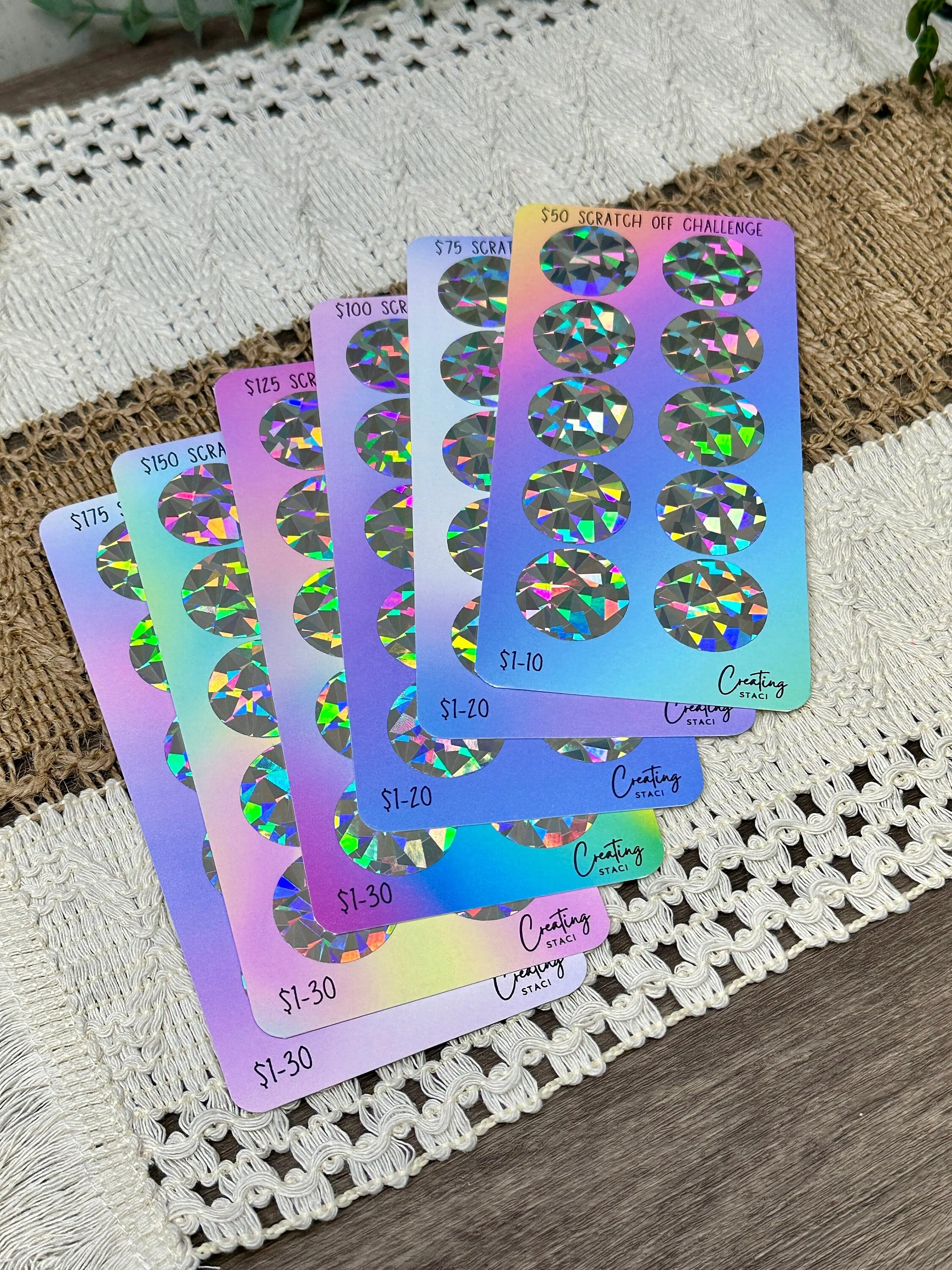 Scratch Off Savings Challenge LOW BUDGET