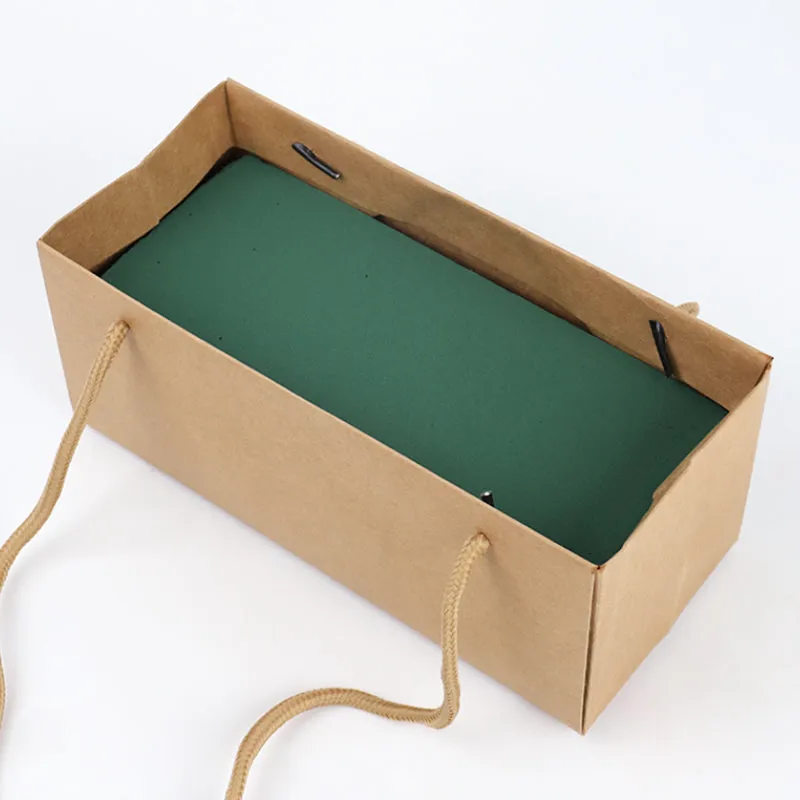 Set of 10 Kraft Paper Flower Arrangement Boxes