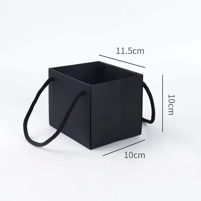 Set of 10 Kraft Paper Flower Arrangement Boxes