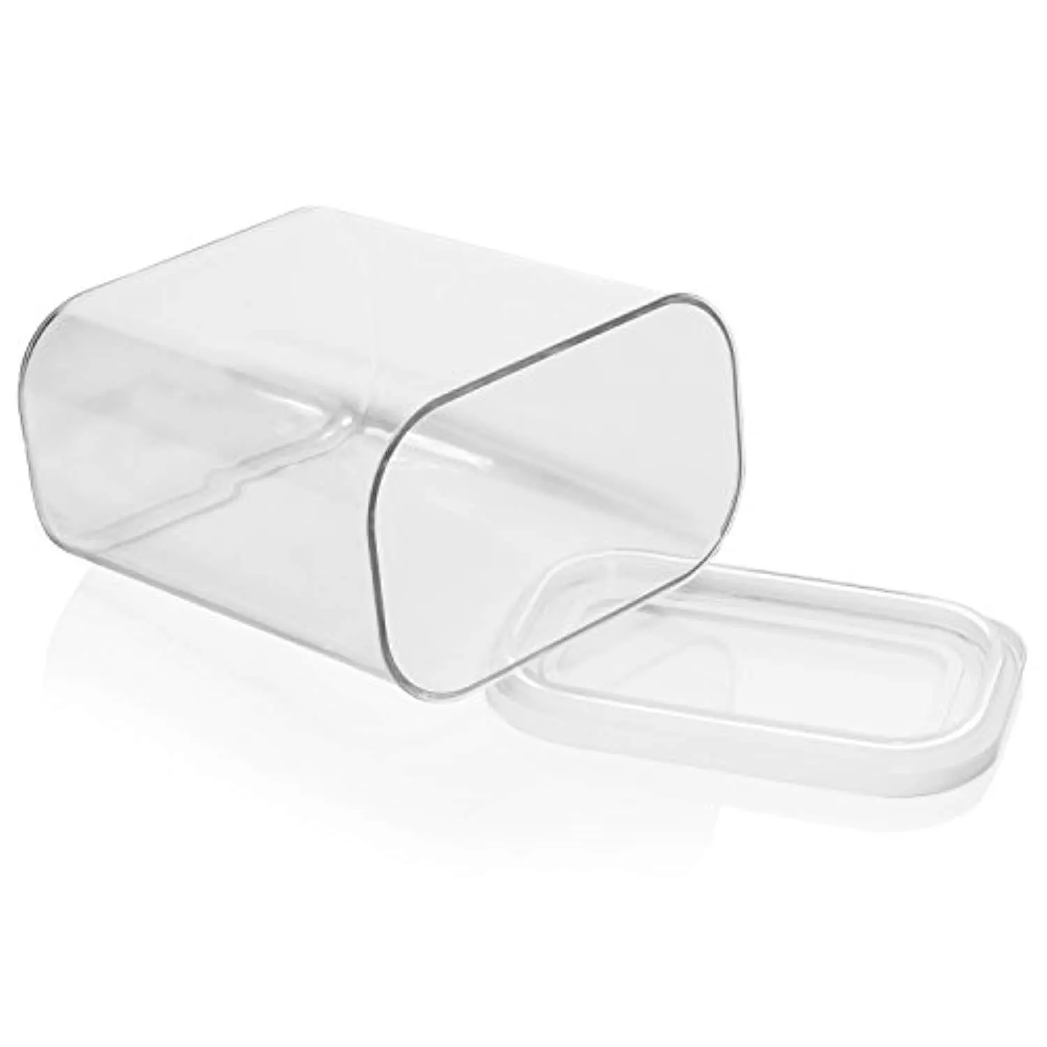 Shazo Airtight Container Set for Food Storage - 8 Piece Set   FREE 18 Chalkboard Labels - Strong Heavy Duty Plastic - BPA Free - Modular Design Storage - Clear Plastic w/Visual Window Easy Lock Lids