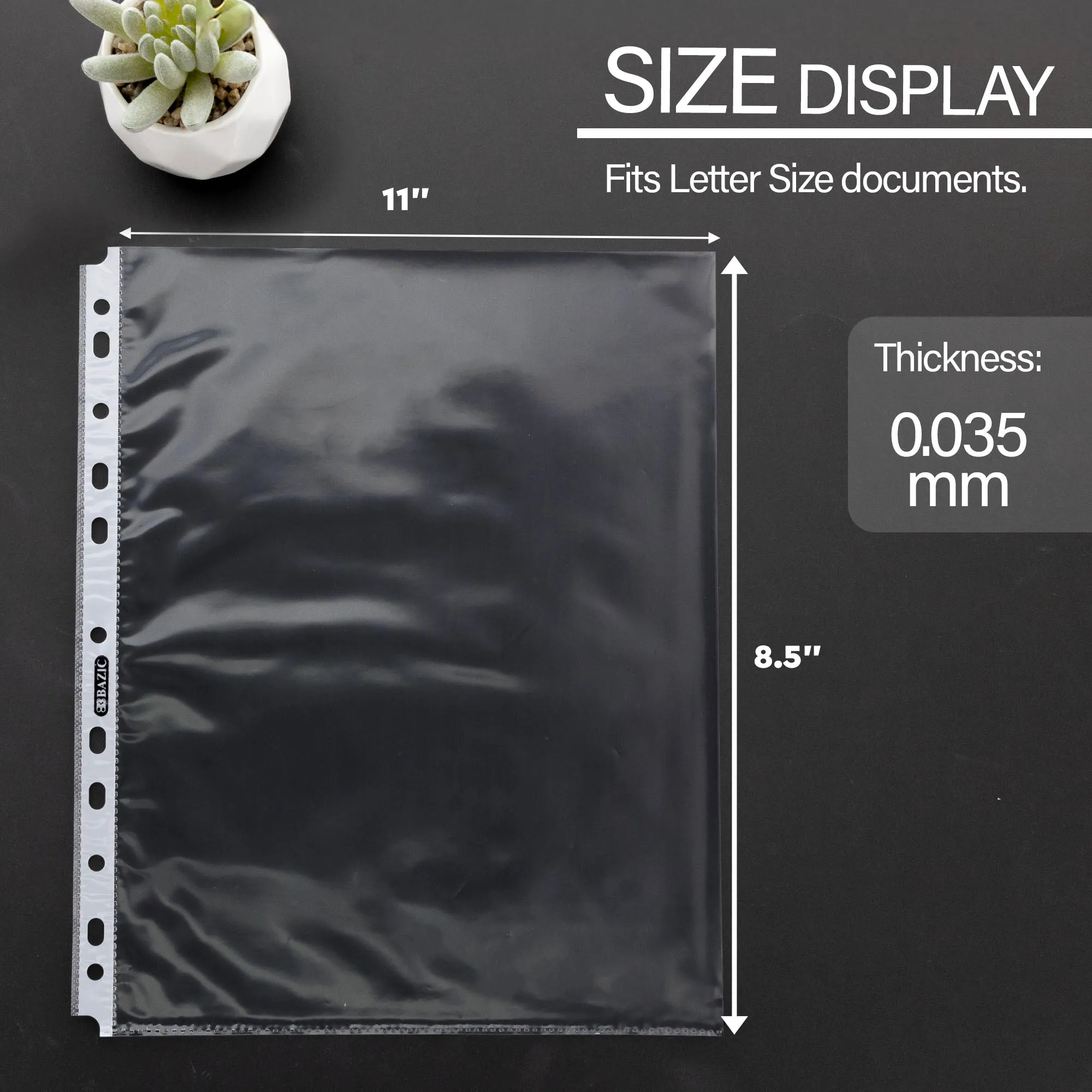 Sheet Protectors Economy Weight Top Loading (10/Pack)