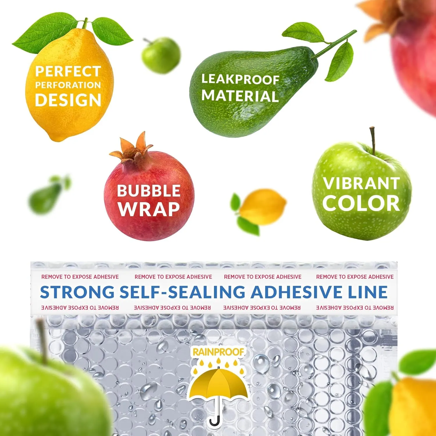 Silver Thermal Bubble Mailer, 6 x 6 Inches. 25 Pack Metallic Bubble Mailers. Self-Seal Metallic Bubble Envelope. Waterproof Insulated Shipping Envelopes for Food, Cosmetics