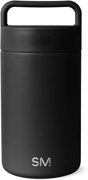 Simple Modern Food Jar for Hot Food | Reusable Stainless Steel Vacuum Insulated Leak Proof Lunch Storage for Smoothie Bowl, Soup, Oatmeal | Provision Collection | 16oz | Midnight Black