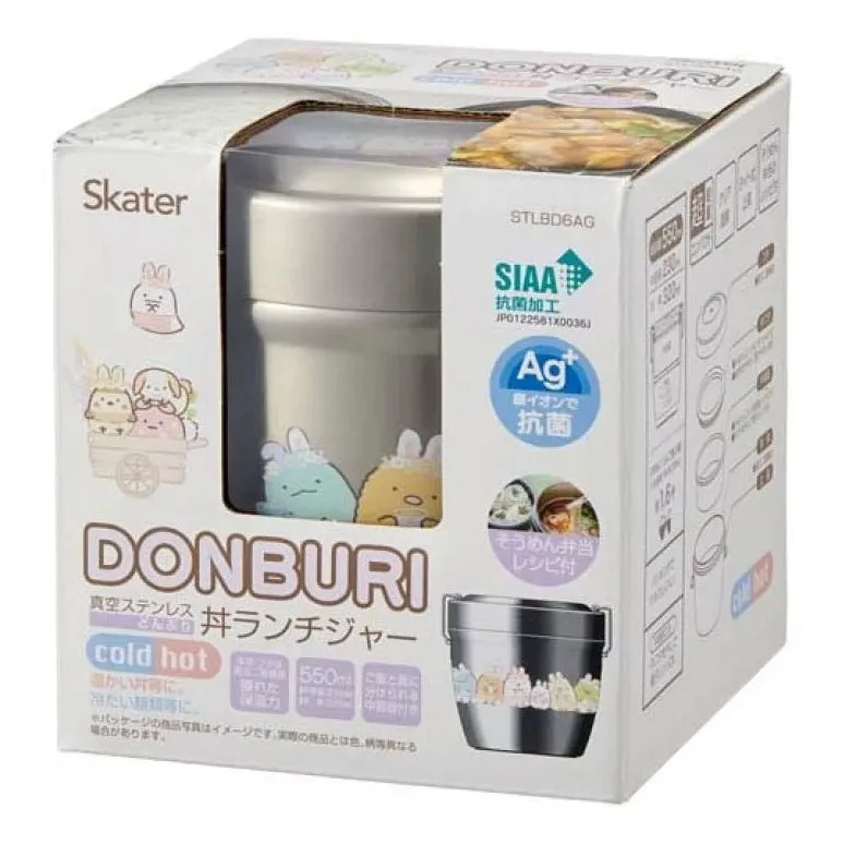 Skater Sumikkogurashi Rabbit Garden Donburi Vacuum Food Flask 550ml