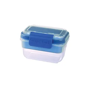 SnapLock by Progressive Snack To-Go Container - Blue, SNL-1000B Easy-To-Open, Leak-Proof Silicone Seal, Snap-Off Lid, Stackable, BPA FREE