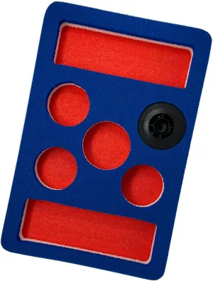 SOWKT Floating Drink Holder for Pools and Hot Tubs with Grommet - Foam Pool Drink Floats - Holds up to 4 Drinks and Multiple Snacks - Puncture-Proof and UV Resistant