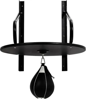 Speed Bag Platform Set, 360° Swivel Heavy Duty Speed Bags for Boxing Adjustable Speed Bag Platform Kit with Punching Ball, Adjustable Height Fitness Training Punching Bag for Boxing Training Home Gym