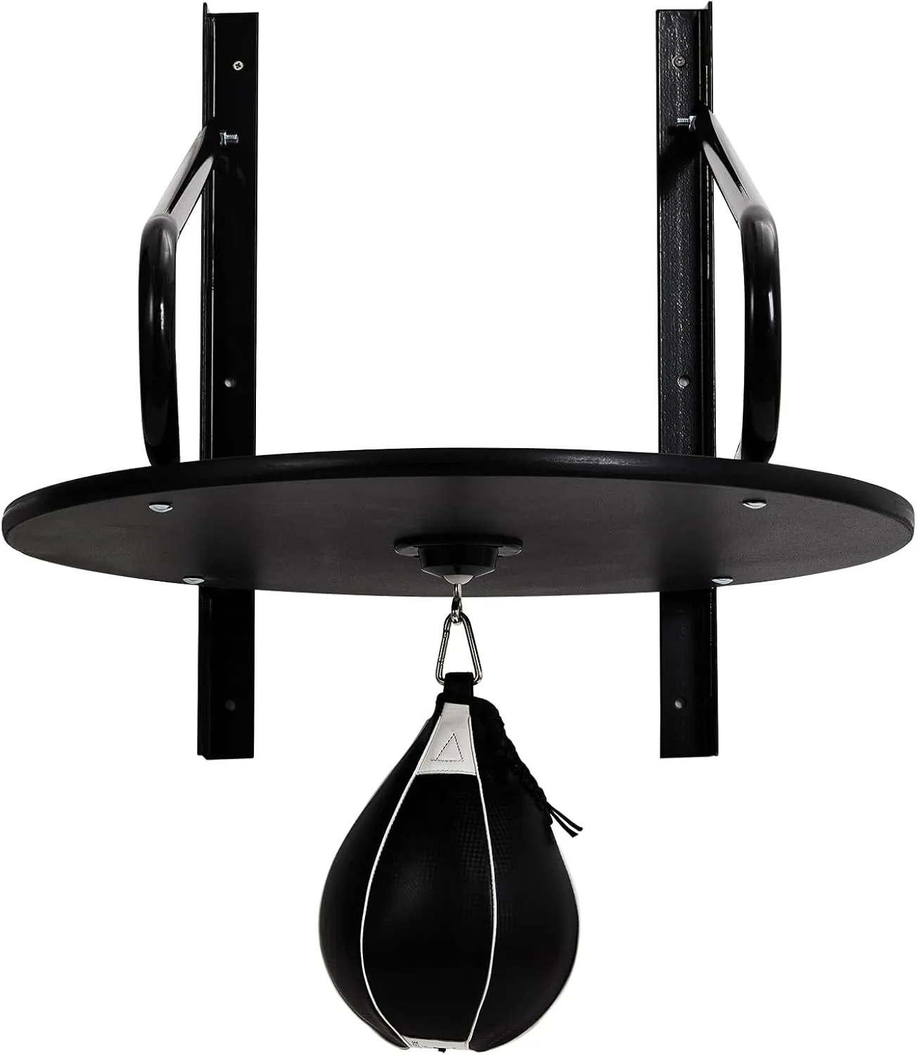 Speed Bag Platform Set, 360° Swivel Heavy Duty Speed Bags for Boxing Adjustable Speed Bag Platform Kit with Punching Ball, Adjustable Height Fitness Training Punching Bag for Boxing Training Home Gym