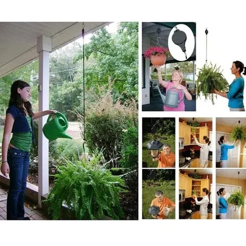 🔥Spring Pre Sale🌳Plant Pulley Set For Garden Baskets Pots, Birds Feeder