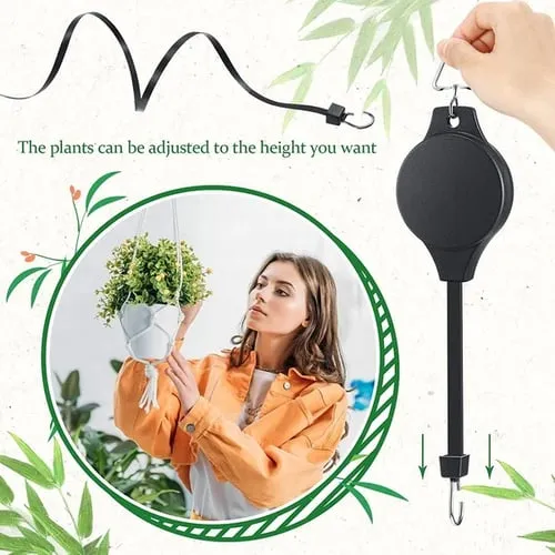 🔥Spring Pre Sale🌳Plant Pulley Set For Garden Baskets Pots, Birds Feeder