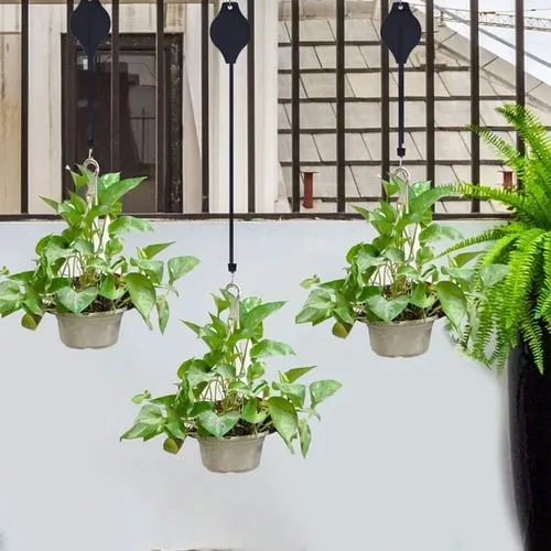 🔥Spring Pre Sale🌳Plant Pulley Set For Garden Baskets Pots, Birds Feeder