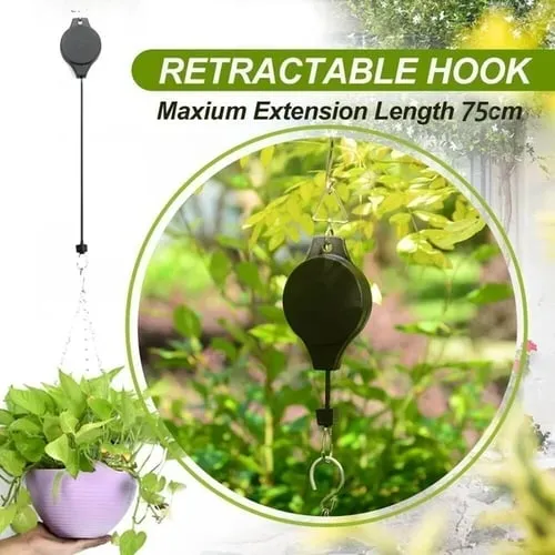 🔥Spring Pre Sale🌳Plant Pulley Set For Garden Baskets Pots, Birds Feeder