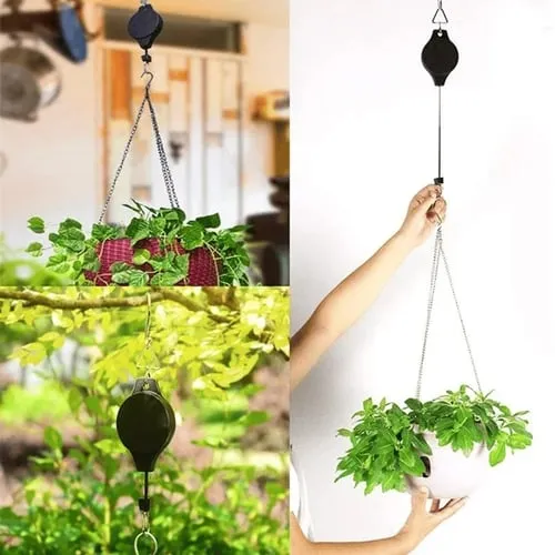 🔥Spring Pre Sale🌳Plant Pulley Set For Garden Baskets Pots, Birds Feeder