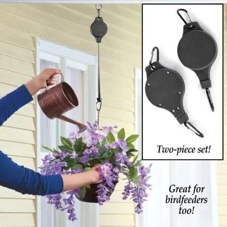 🔥Spring Pre Sale🌳Plant Pulley Set For Garden Baskets Pots, Birds Feeder