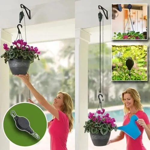 🔥Spring Pre Sale🌳Plant Pulley Set For Garden Baskets Pots, Birds Feeder