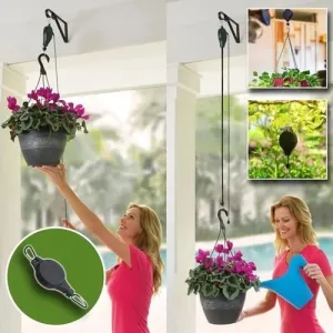 🔥Spring Pre Sale🌳Plant Pulley Set For Garden Baskets Pots, Birds Feeder
