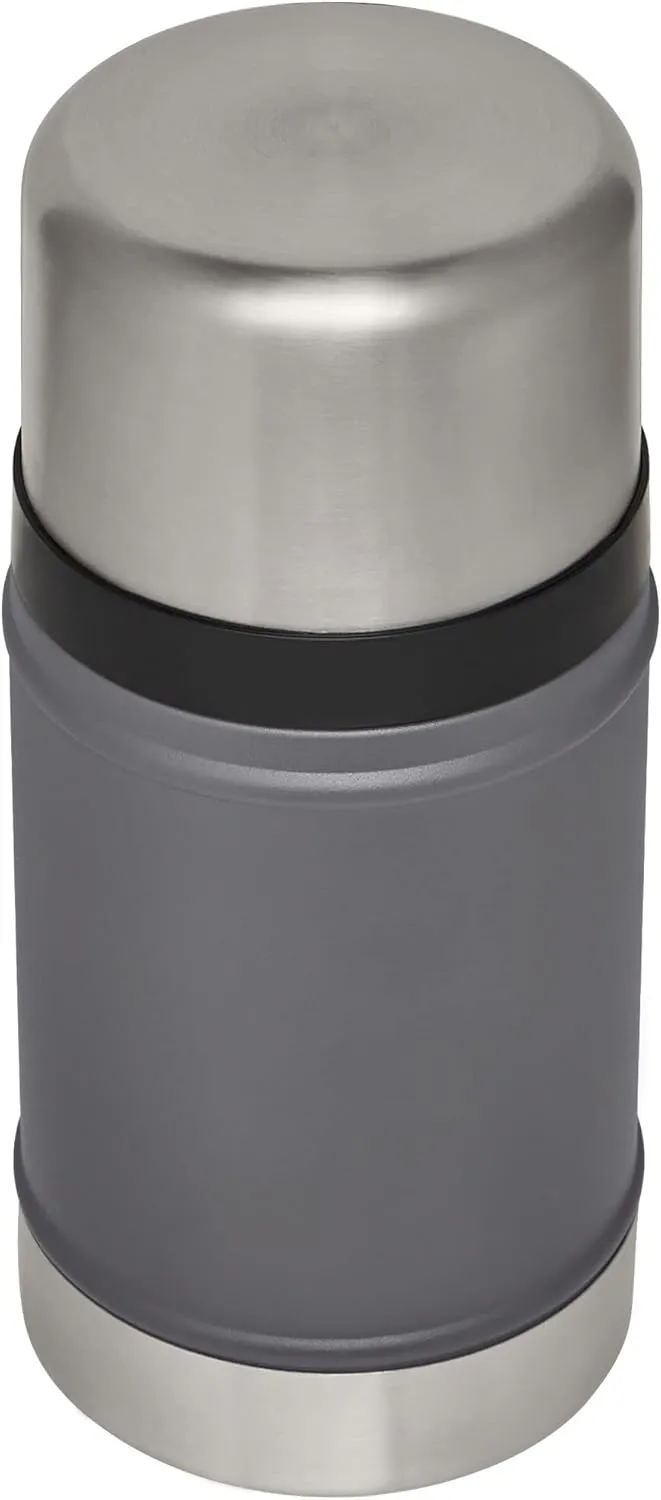 STANLEY Vacuum Insulated Large Food Jar, 18/8 Stainless Steel Food Jar for Cold and Hot Food, Soup Thermos with Leak Proof Lid Doubles as Cup, Wide Mouth Food Thermos
