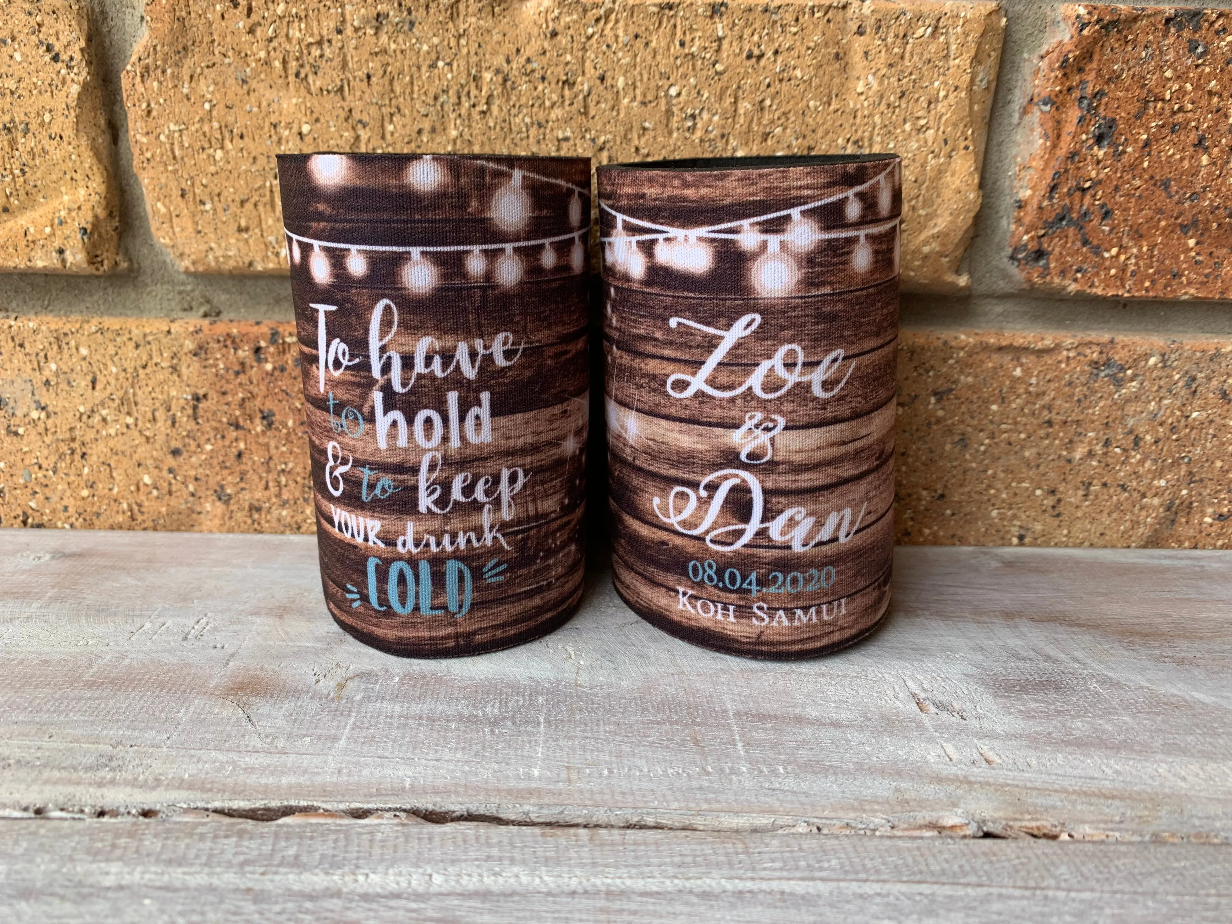 Stubby Holder - Fairy Lights To Have & To Hold