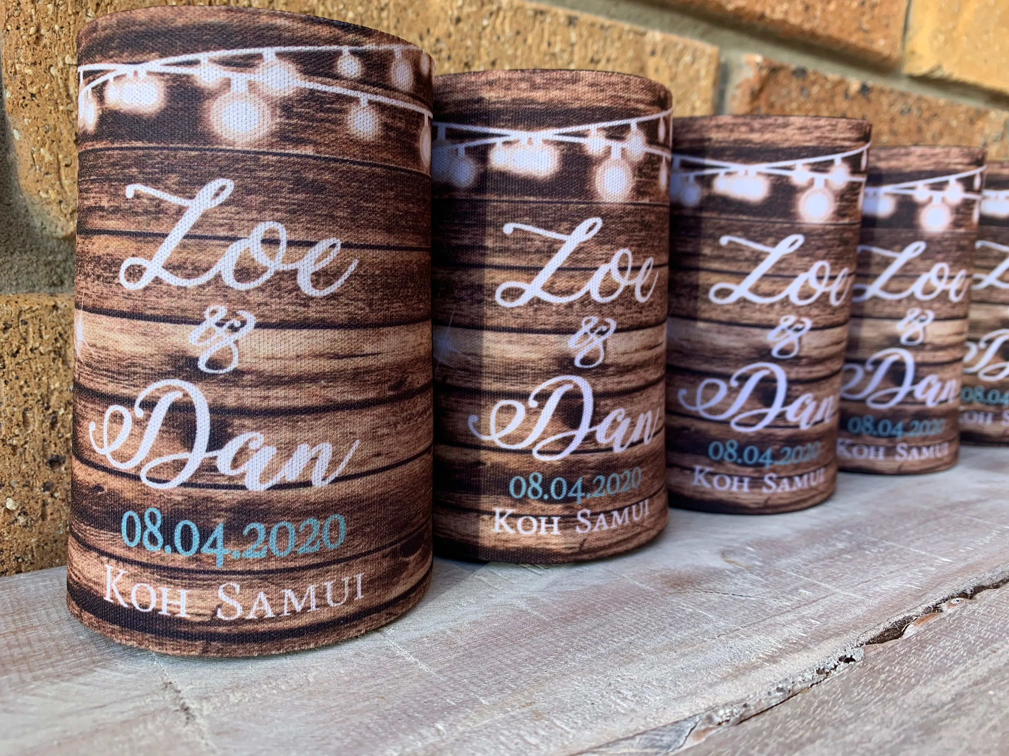 Stubby Holder - Fairy Lights To Have & To Hold