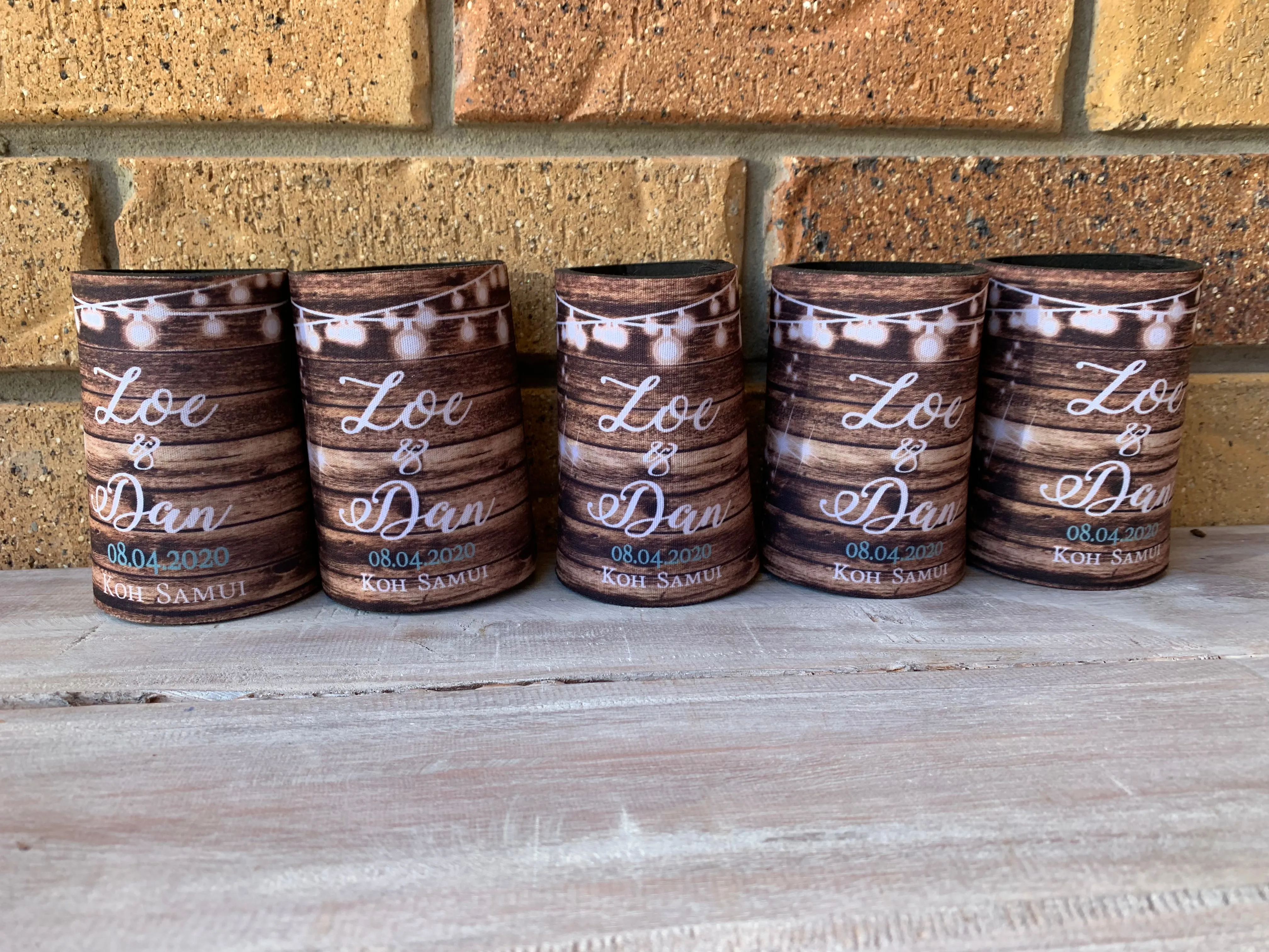 Stubby Holder - Fairy Lights To Have & To Hold