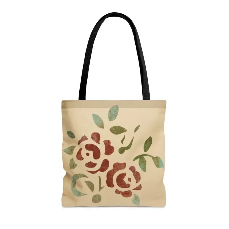 Stylish Rose Flowers Aop Tote Bag for Every Outfit