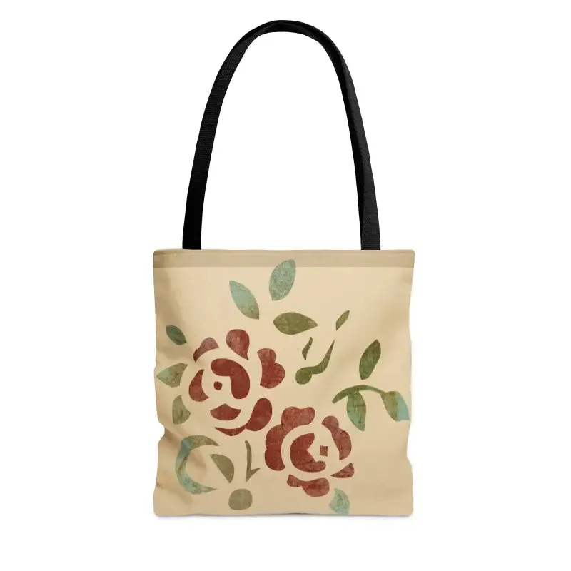 Stylish Rose Flowers Aop Tote Bag for Every Outfit