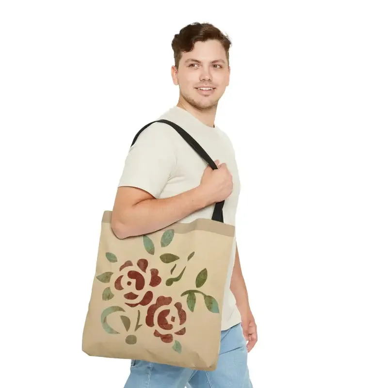Stylish Rose Flowers Aop Tote Bag for Every Outfit