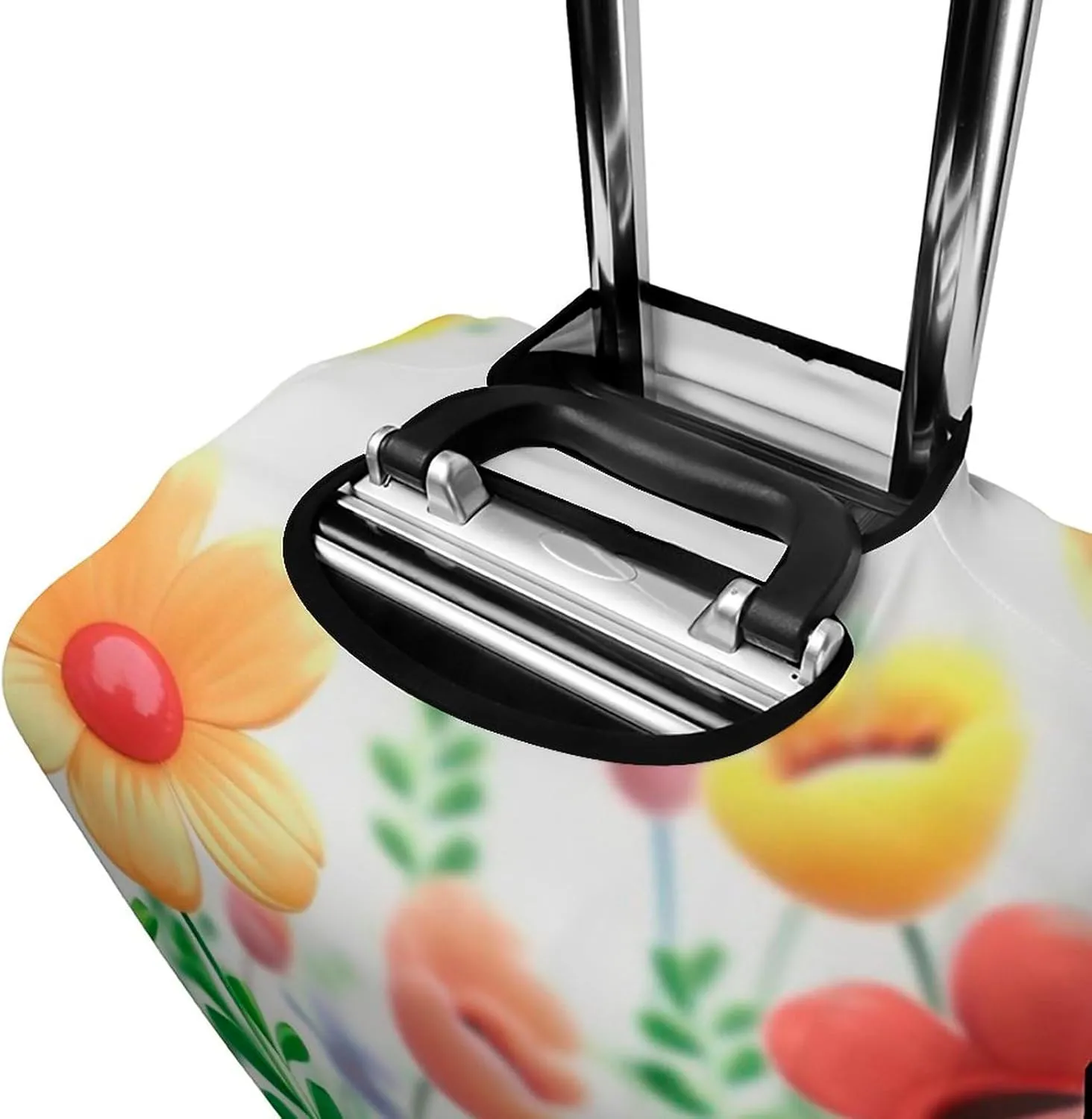 Suitcase Covers for Luggage Happy Flower Fashion Luggage Cover Washable Protector Waterproof Suitcase Cover Anti-scratch Travel Suitcases Covers Case for 19-32 Inch Luggages M