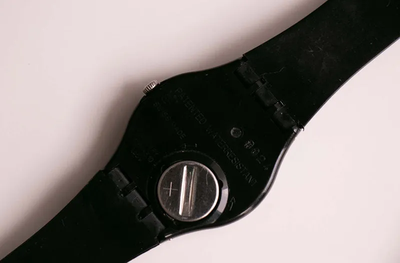 Swatch BLACK SUIT GB247 | 2009 Vintage Black Swatch Watch