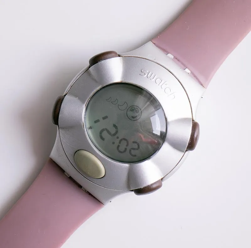 Swatch Digital Beat MOON OR.BEAT II YFS4004 | 1985 Back to the Future Watch