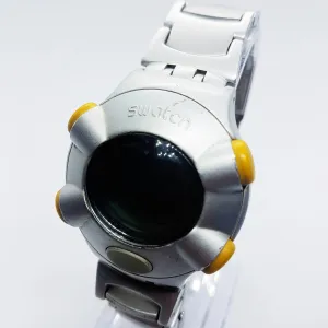 Swatch Digital Beat MOON OR.BEAT III YFS4005AG | Digital Swiss Watch