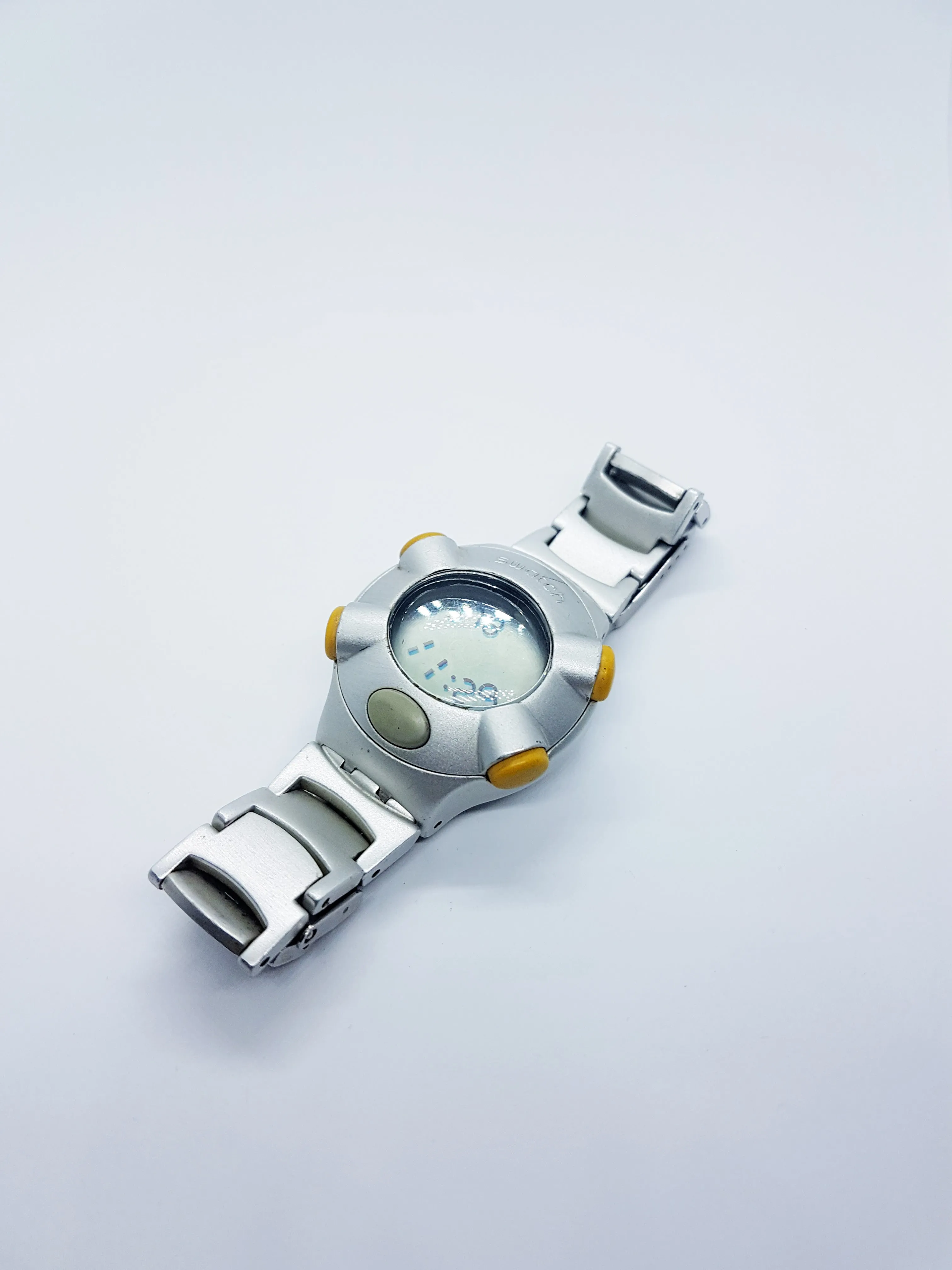 Swatch Digital Beat MOON OR.BEAT III YFS4005AG | Digital Swiss Watch