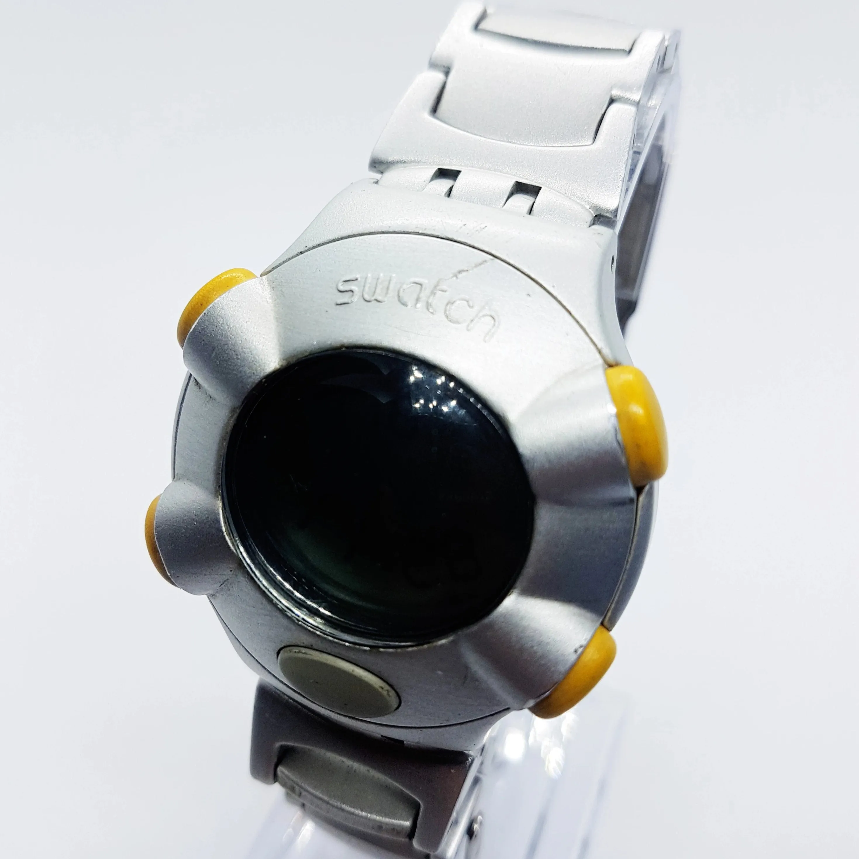 Swatch Digital Beat MOON OR.BEAT III YFS4005AG | Digital Swiss Watch