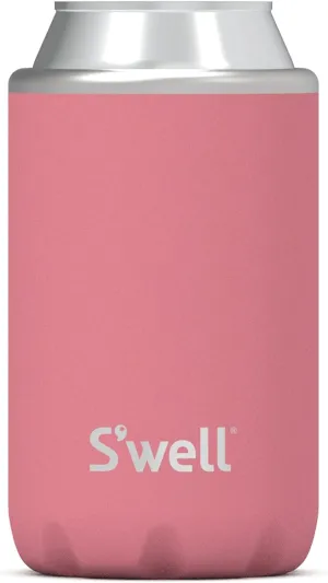 S'well Stainless Steel Chiller - Coral Reef - Fits 12oz Cans and Slim Bottles Triple-Layered Vacuum-Insulated Keeps Drinks Cool for Up to 6 Hours - Dishwasher-Safe BPA-Free for Travel