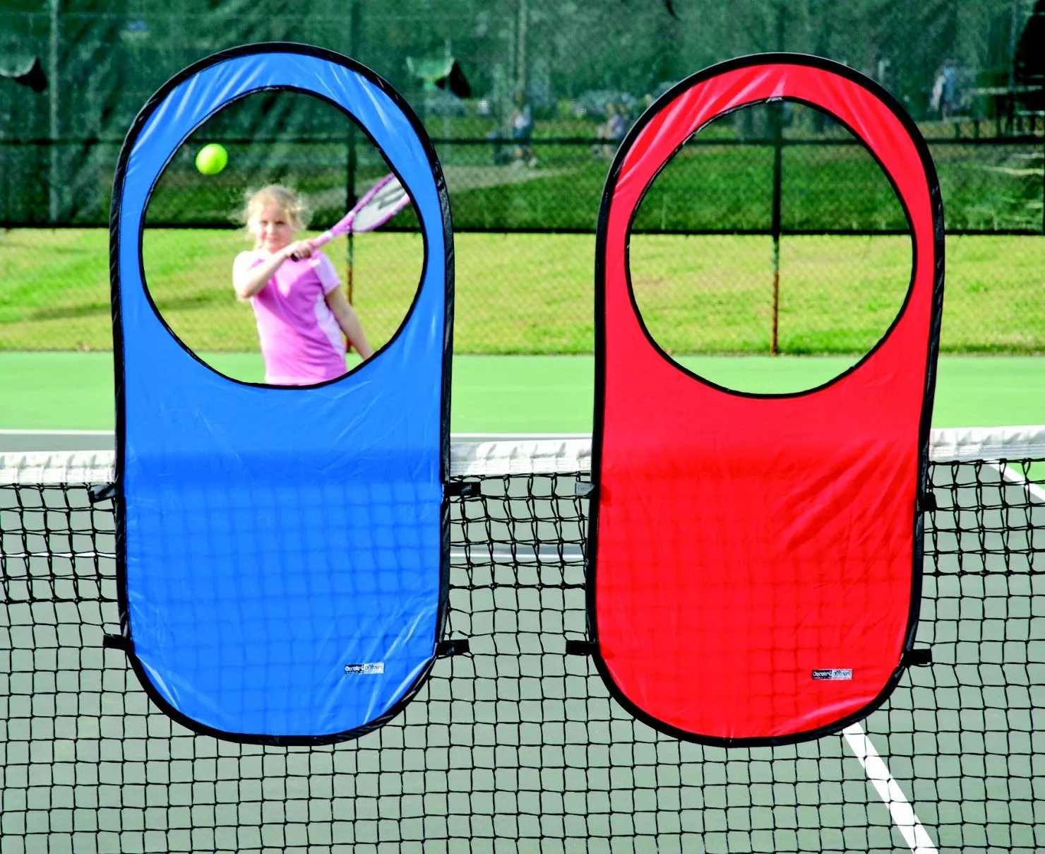 TAPUT Pop-Up Tennis Targets, Nylon, 25" x 53" Size (Pack of 2)
