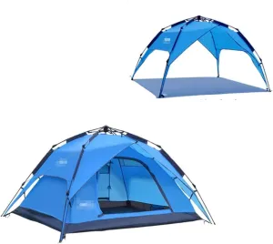 Tent Fully Automatic Hydraulic Outdoor Tent 2 People Rainproof Wild Camping Mountaineering Riding Family Double Tent Waterproof Tents Camping Tents Small awnings Backpacking Tents Hopeful