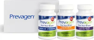 The Prevagen Variety Pack - |90-Day Supply| Regular Strength Capsules, 10mg. Mixed Berry and Orange Chewable Tablets, 10mg. | Apoaequorin & Vitamin D