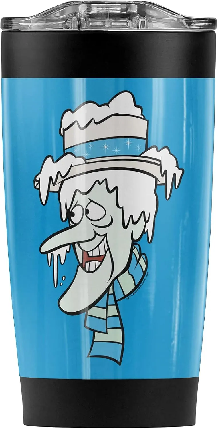 The Year Without a Santa Claus Snow Miser Stainless Steel Tumbler 20 oz Coffee Travel Mug/Cup, Vacuum Insulated & Double Wall with Leakproof Sliding Lid | Great for Hot Drinks and Cold Beverages