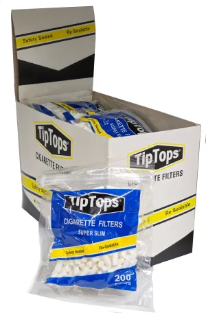 TipTops Cigarette Filters Super Slims