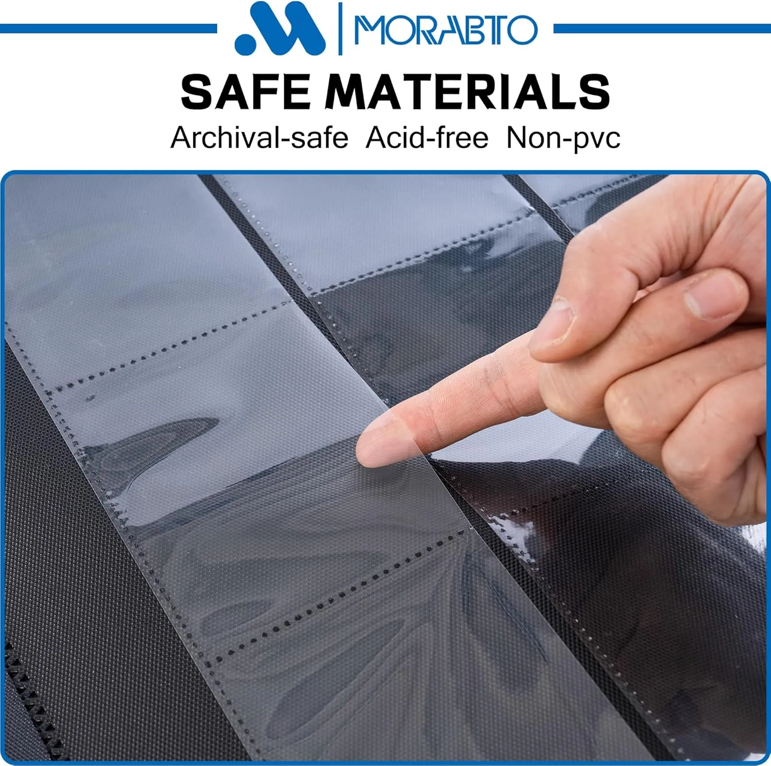 Toploader Binder, Holds 324 Top Loaders,9 Pocket Top Loader Binders for 3" x 5" Rigid Cards,Toploader Card Binder for Hard Plastic Top Loaders -Orange